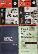 Vintage Lot of 4 ARRL Radio Amateur and Electronics Books 1960's & 1970's