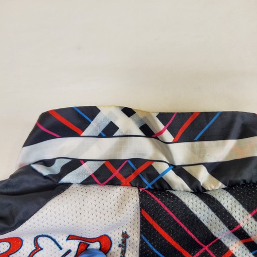 Voler Black White Red Racing - S Full Double Zip Cycling Vest Windbreaker Top - Picture 17 of 20