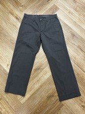 Lee Jeans Men's Chino Pants Custom Fit Straight Fit W33 x L30 Dark Grey Stretch