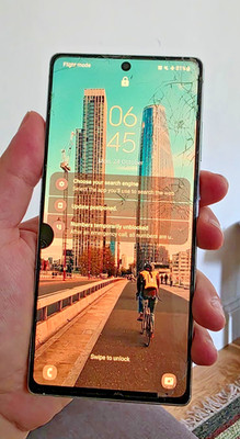 Samsung Galaxy Note20 5G entsperrt gesprungenes Display (funktioniert gut) Box + Zubehör