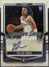 2024-25 Donruss Optic #SS-JGT Dillon Jones Signature Series - Thunder OKC