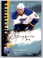 2007-08 Upper Deck Be Player Signatures Jamal Mayers Auto #S-JM