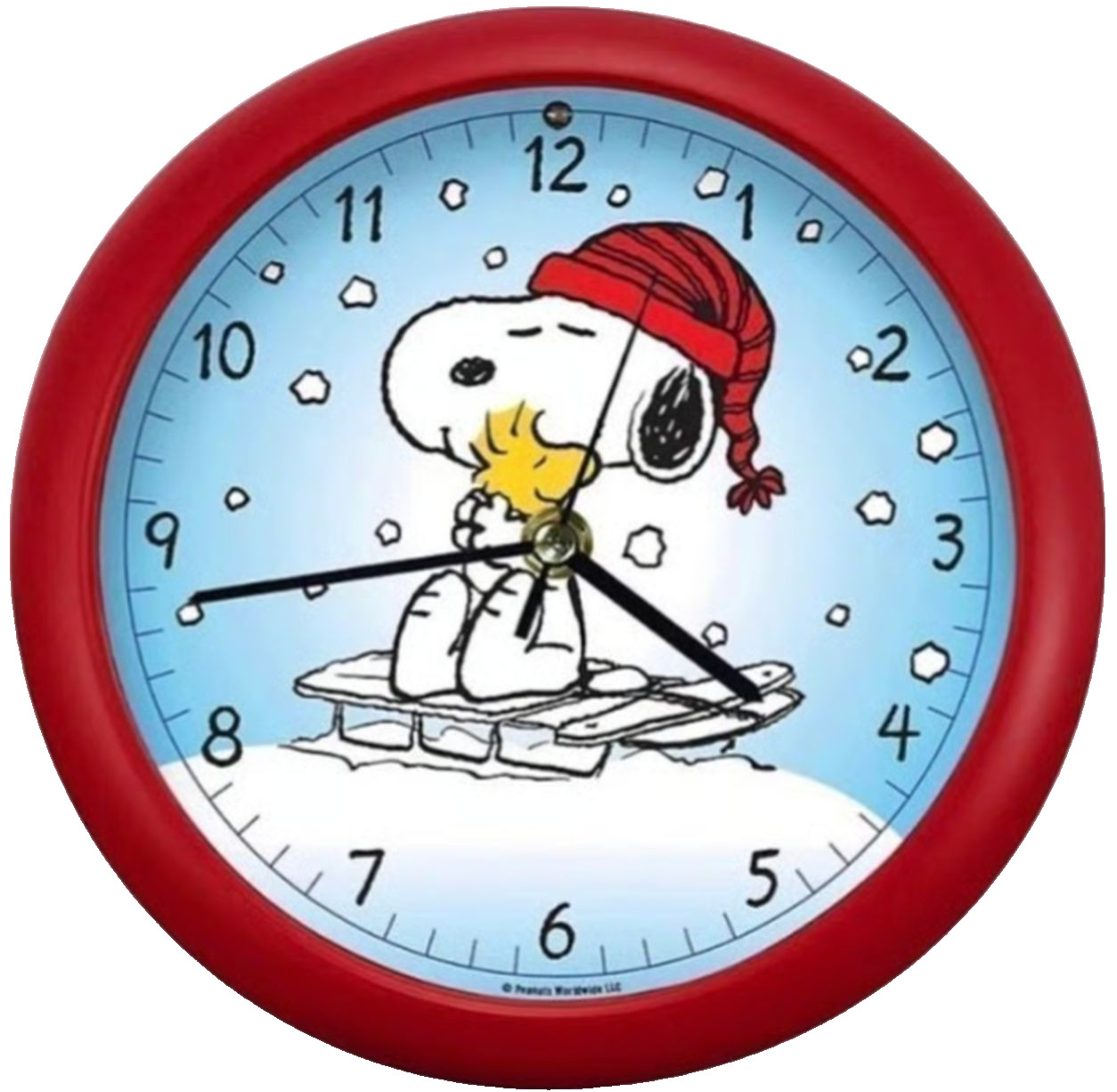 Round Plastic Decor. Wall 10"Clock,DISNEY,MINNIE MOUSE RAINBOW,DREAM BIG,pink,AW