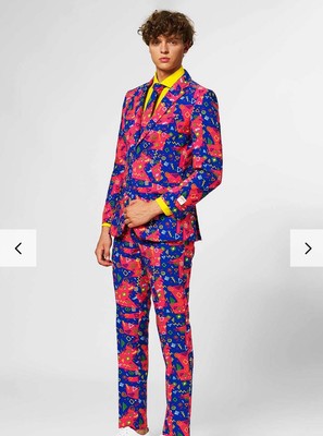 Opposuits Fresh Prince Party Loud Altered 2 Piece Suite See Measurements In Pics