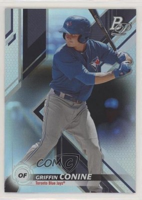 2019 Bowman Platinum Wal-Mart Top Prospects Sky Blue Foil Griffin Conine 4l3