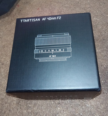 Open Box TTArtisan AF 40mm f/2 Full Frame Lens for L Mount Cameras S1M/S1R/S5K