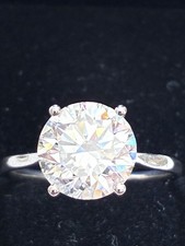 Solitär‑Ring 3.02 ct E–VVS2 (Lab‑Grown), IGI zertifiziert, Triple-E Brillanz