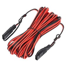 12V SAE to SAE 2 Pin Power Connector Plug - 12 Foot Quick Disconnect Harness