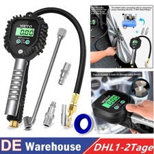 Auto Luftdruckprüfer Reifenfüller Digital Reifendruckmessgerät geeicht 255 PSI