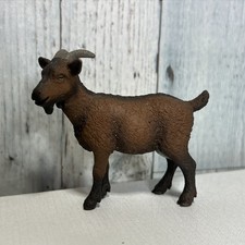 Schleich DOMESTIC NANNY GOAT Brown Farm Animal Figures Retired