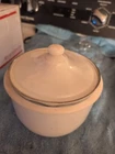 Vintage Milk Glass Bowl With Foil Insert  Unbranded  7 Inch Diameter Federal...