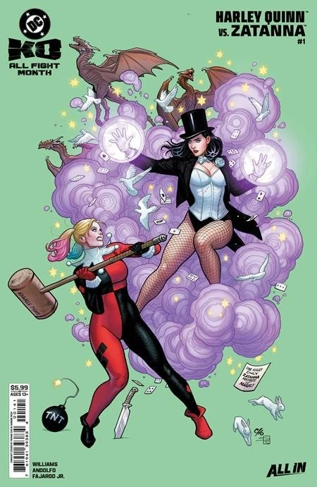 DC KO Harley Quinn Vs Zatanna #1 (One Shot) CVR B Frank Cho VAR 12/17