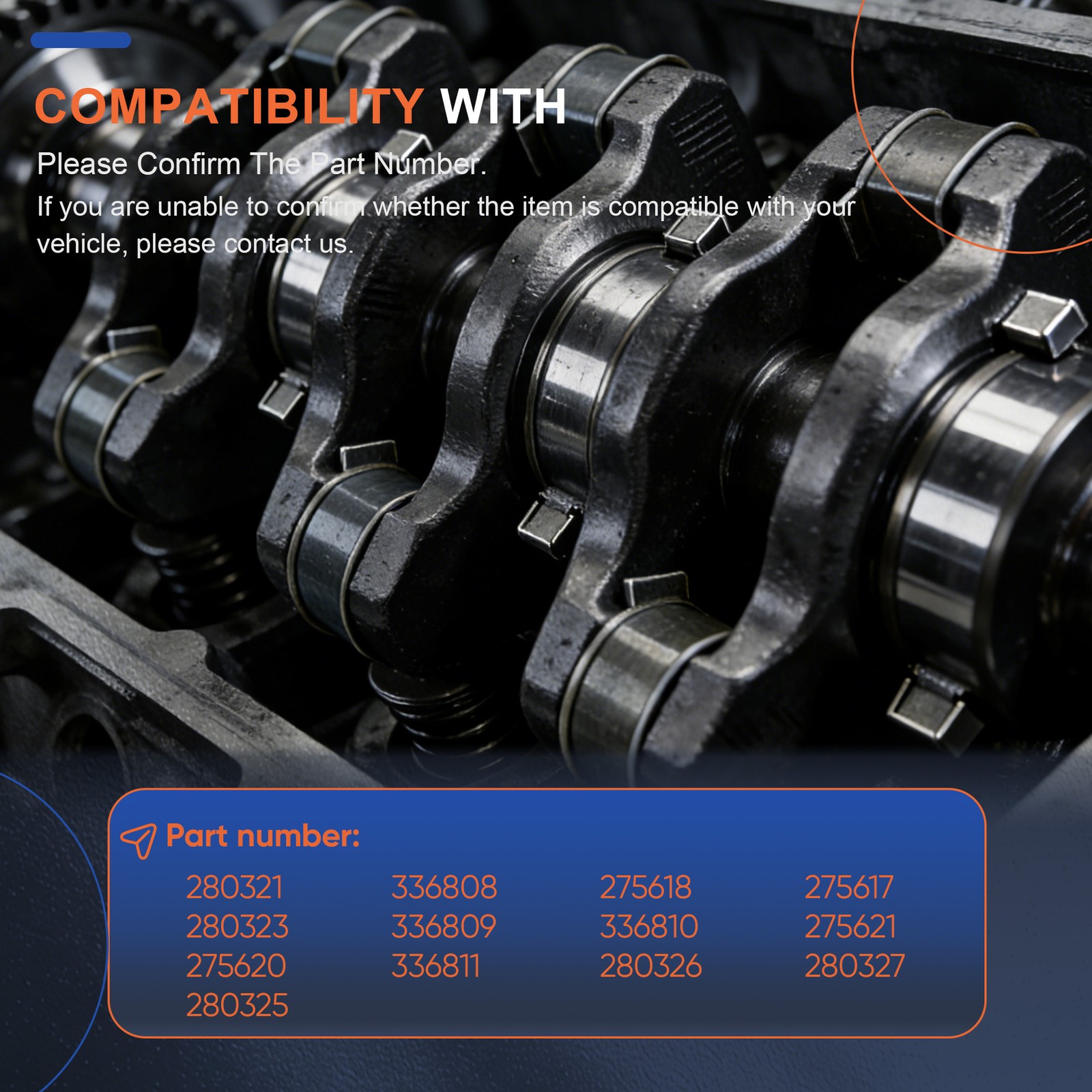 Engine Crankshaft & Connecting Rod Bearing Kit STD+0.5mm Fit For Maserati M156