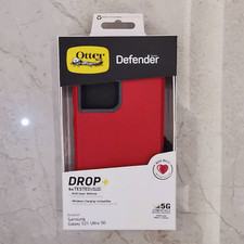 OTTERBOX Defender Holster Case For Samsung Galaxy S21 Ultra 5G Red-FAST SHIPPING