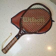 Vintage Wilson Strokemaster Racquetball Racquet with Leather Cover