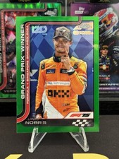 2025 Topps Chrome F1 Grand Prix Lando Norris #110 Green Refractor /99