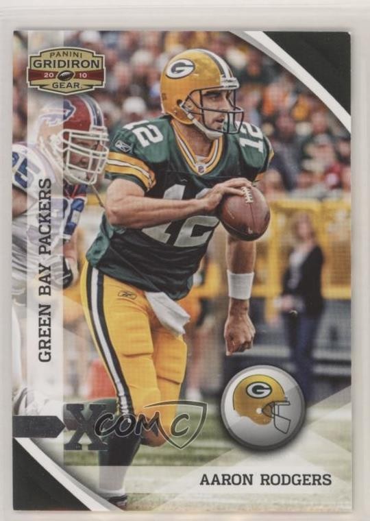 2010 Panini Gridiron Gear Silver X's 242/250 Aaron Rodgers #50 2jg