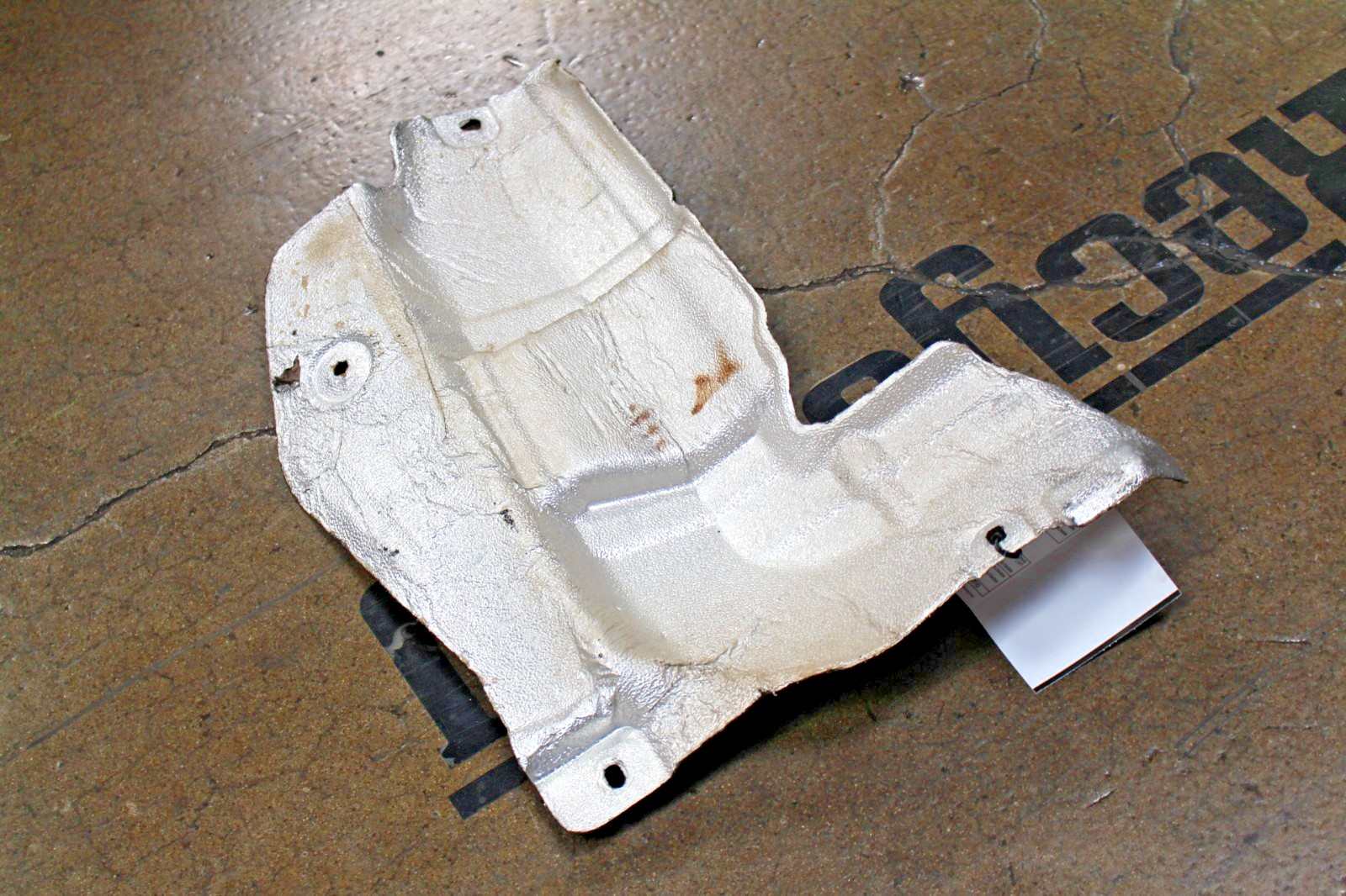 Maserati Ghibli, LH, Left, Exhaust Heat Shield, Used, P/N 670002059
