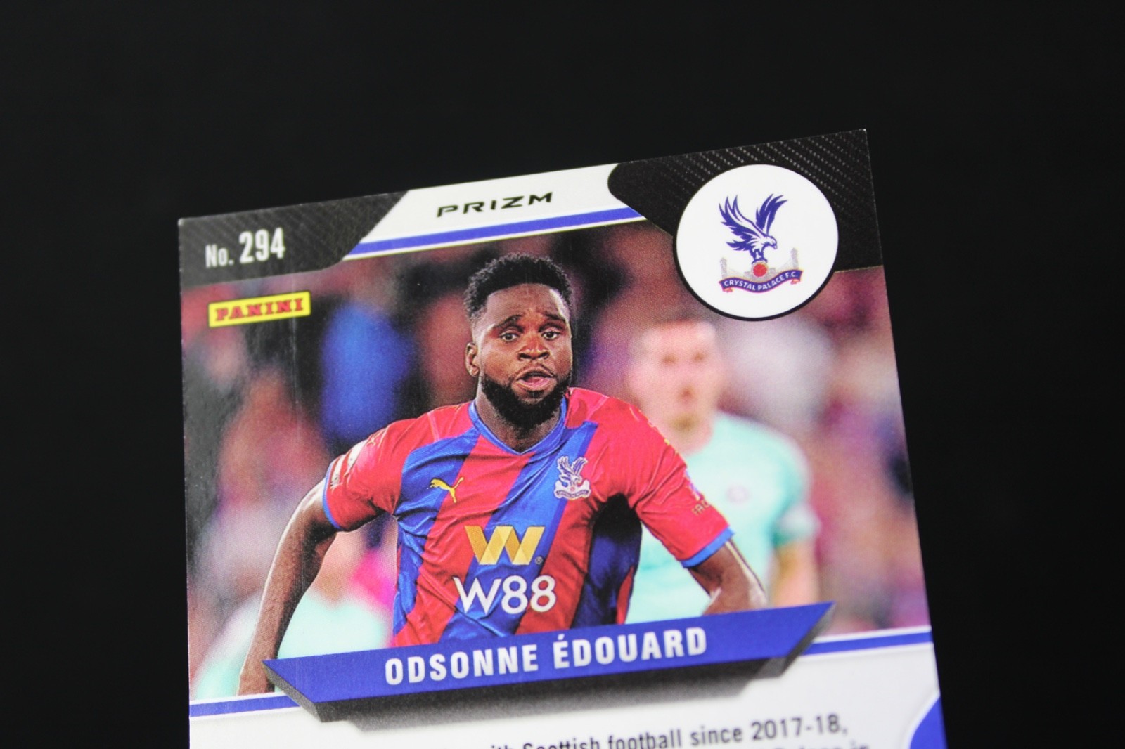 2021-22 Panini Prizm Premier League 8/99 Odsonne Edouard #294 Rookie RC view 4