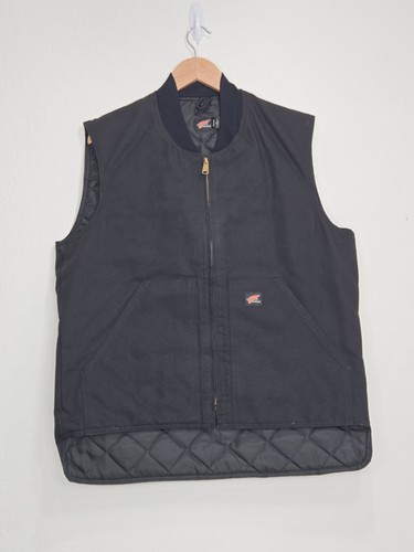 Red Wing, Red Wing Outfitters Duck Canvas Cotton Work Vest USA Black Quilted Size M Mens