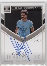 2022-23 Impeccable Premier League Immortal Ink Silver /25 Ilkay Gundogan Auto