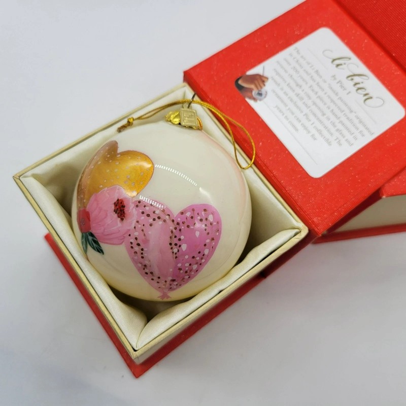 Valentine's Day 2020 Hand-Painted Ornament Li Bien By Pier 1 Imports With Box
