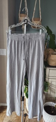 Pact Organic Women's Luxe Essential Wide Leg Pants, light grey, L