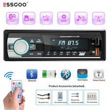 1DIN Autoradio mit Bluetooth Freisprech 2USB TF SD Aux IN FM 7 Farben MP3 Player