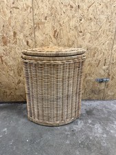 Vintage Wicker Laundry Basket 