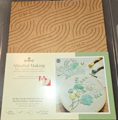 DMC Mindful Making The Calming Carnations Embroidery Duo Kit