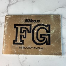 Nikon FG instruction manual  M 