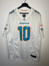 HILL #10 MIAMI DOLPHINS 2022 2023 NFL FOOTBALL SHIRT JERSEY NIKE SIZE L