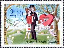 France Yvert No 2354 Peynet Heart 1985