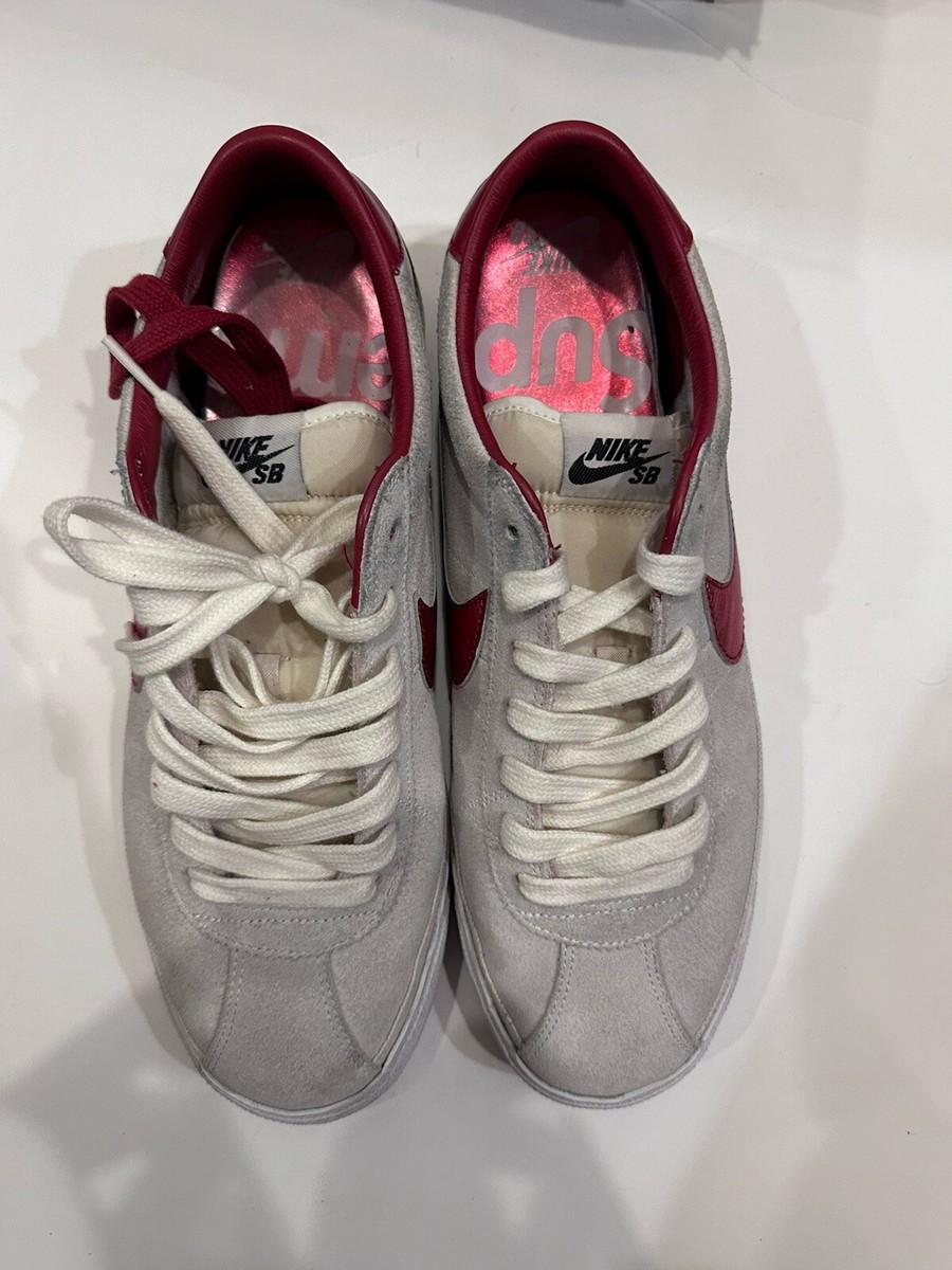 Size 12 - Nike Sb Zoom Bruin x Supreme White 2009 | eBay