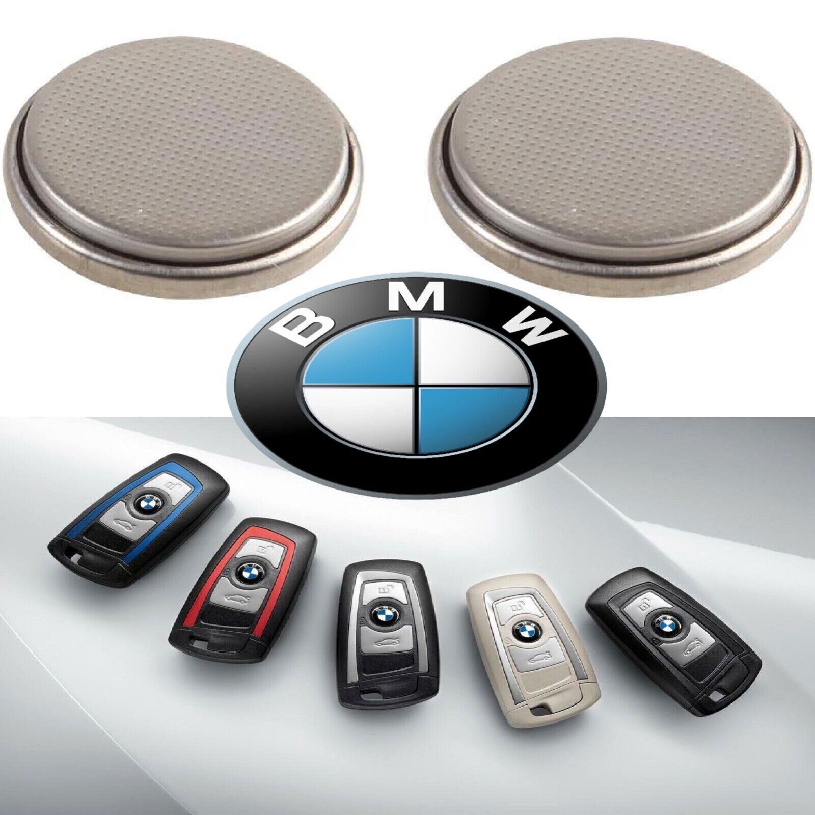 2X CR2450 REPLACEMENT REMOTE FOB BATTERY BMW F10 F20 F30 1 5 7 X3 X5 X6 ...
