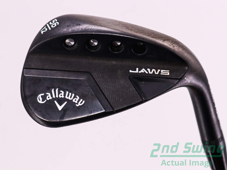 Callaway Jaws Full Toe Raw Black 56° Sand Wedge Steel Flex Right 35.5in