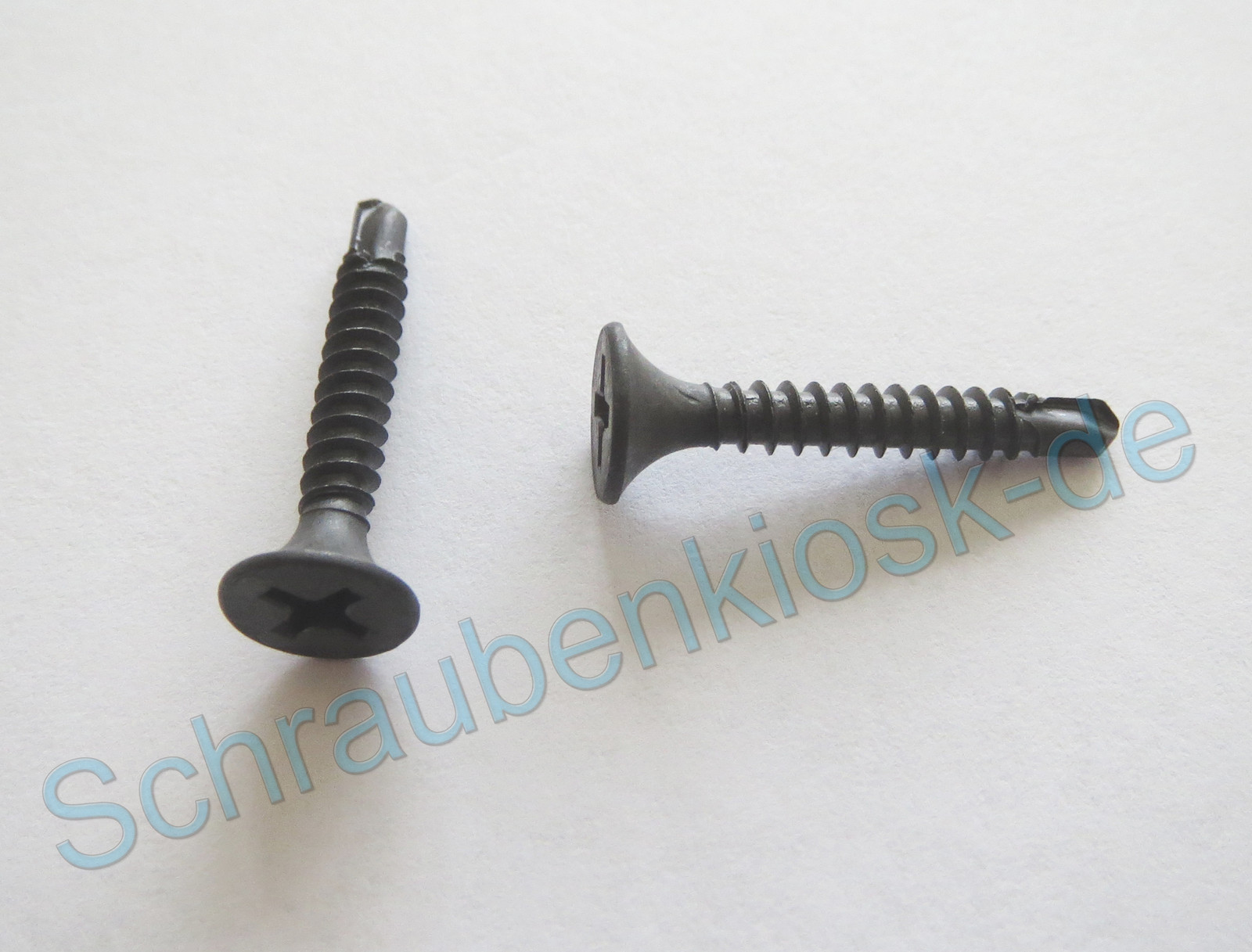 HELPMATE Rigips Schrauben 3,9x45 Mm - 400 Stück Trompetenkopf Phosphatiert