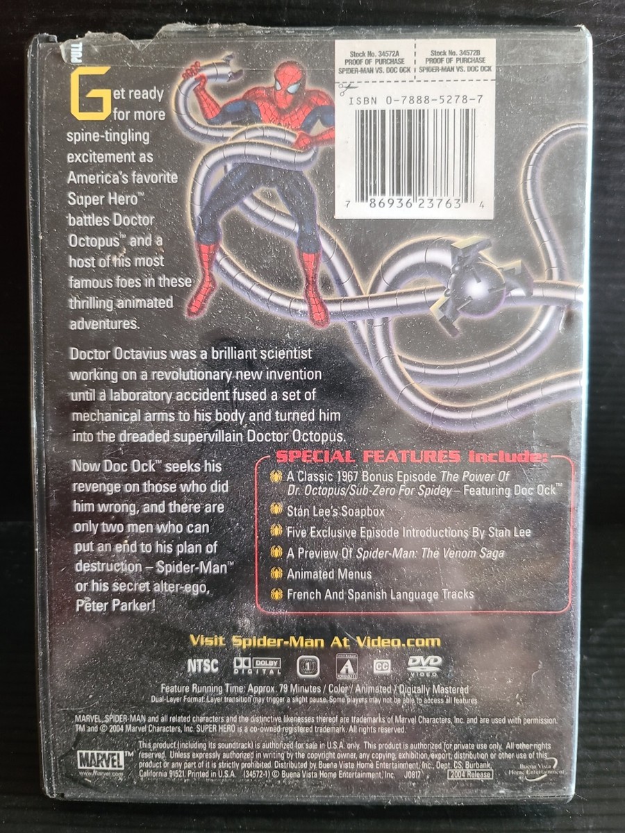 SHELF219 DVD tested~spider-man vs doc ock | eBay