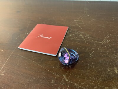 Baccarat Ring Pop Hellblau Kristall Größe 51