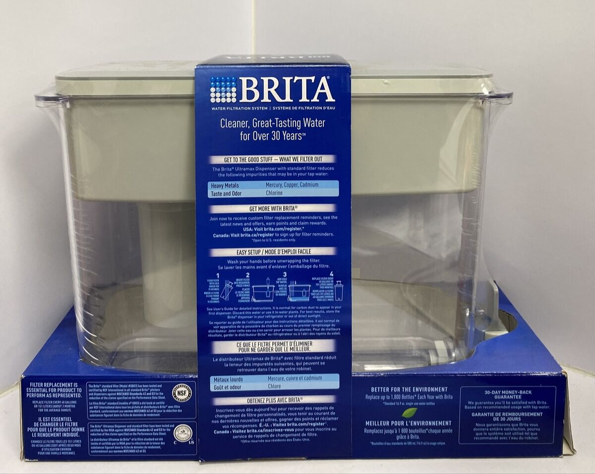 Brita 18 Cup Water Filter Dispenser eBay