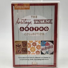 Creating Keepsakes The Heritage Vintage  Retro Collection Clip-Art CD-Rom