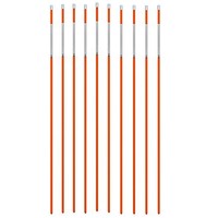 Snow Pole Driveway Marker, 48-inch With Reflective Tape, Hiviz Orange And... Snow Pole Driveway Marker, 48-inch With Reflective Tape, Hiviz Orange And...