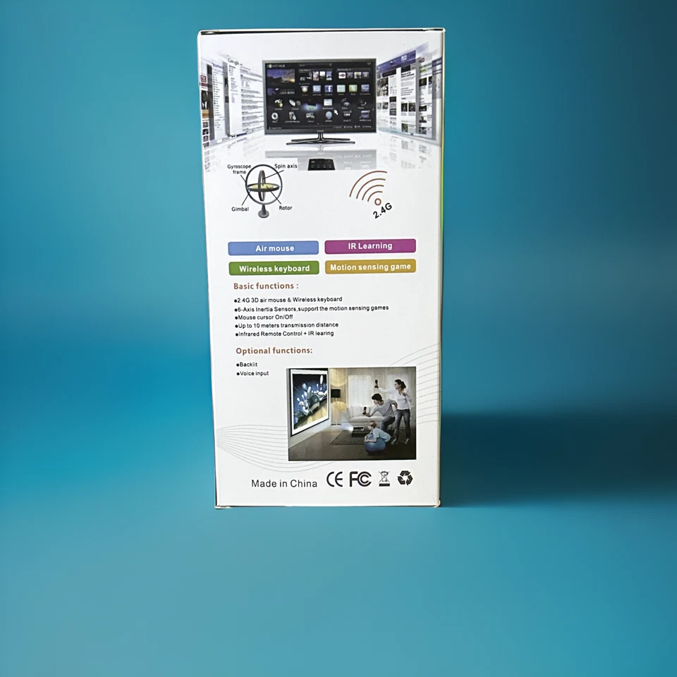 Universal 2.4G USB Air Fly Mouse Voice Command Keyboard IR Remote Control - Image 2 of 4