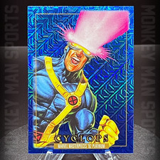2024 Marvel Masterpieces '92 PLATINUM - Cyclops - #13 BLUE TRAXX MINT
