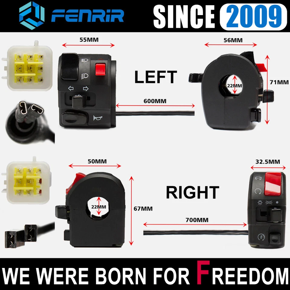 Motorcycle Switch for Aprilia KYMCO Moto Guzzi Husqvarna Foto 2 de 4