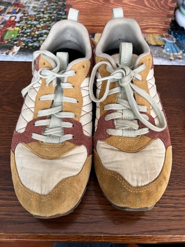 Merrell womens Cross ALPINE SNEAKER Gold/Sable 10 US Preowned - Picture 2 of 12
