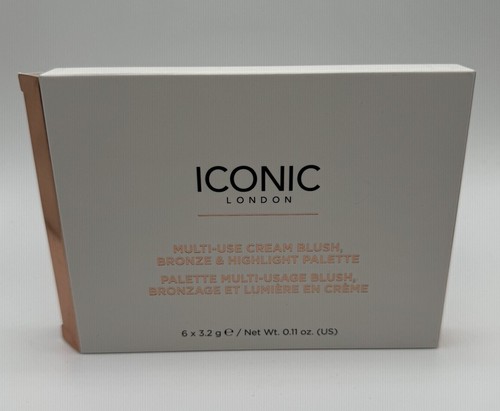 Iconic London Multi-Use Cream Blush, Bronze and Highlight Palette For Face - Picture 1 of 5