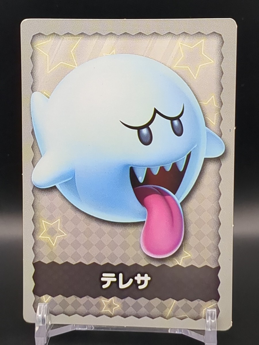 Boo New Super Mario Bros. U Card TOP GUM 2012 Nintendo Wii U TCG