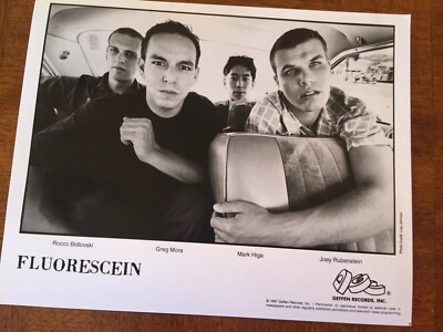 Fluorescein Members of Group 10x8 Vintage Press Photo Geffen Records