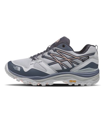 THE NORTH FACE Women's Hedgehog Fastpack Waterproof Hiking Shoe, Tin Grey/Pink S
